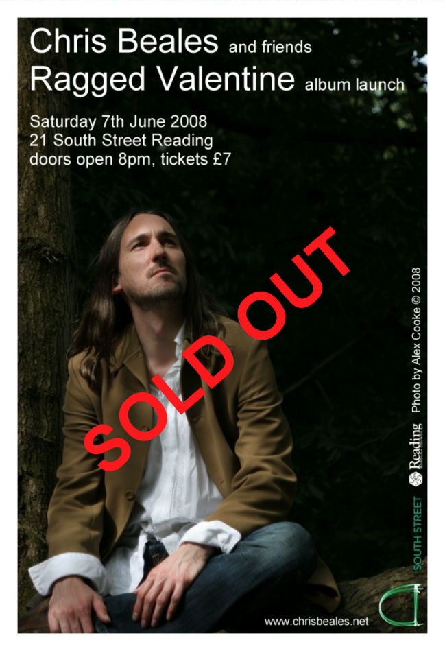 Launch gig poster - sold out